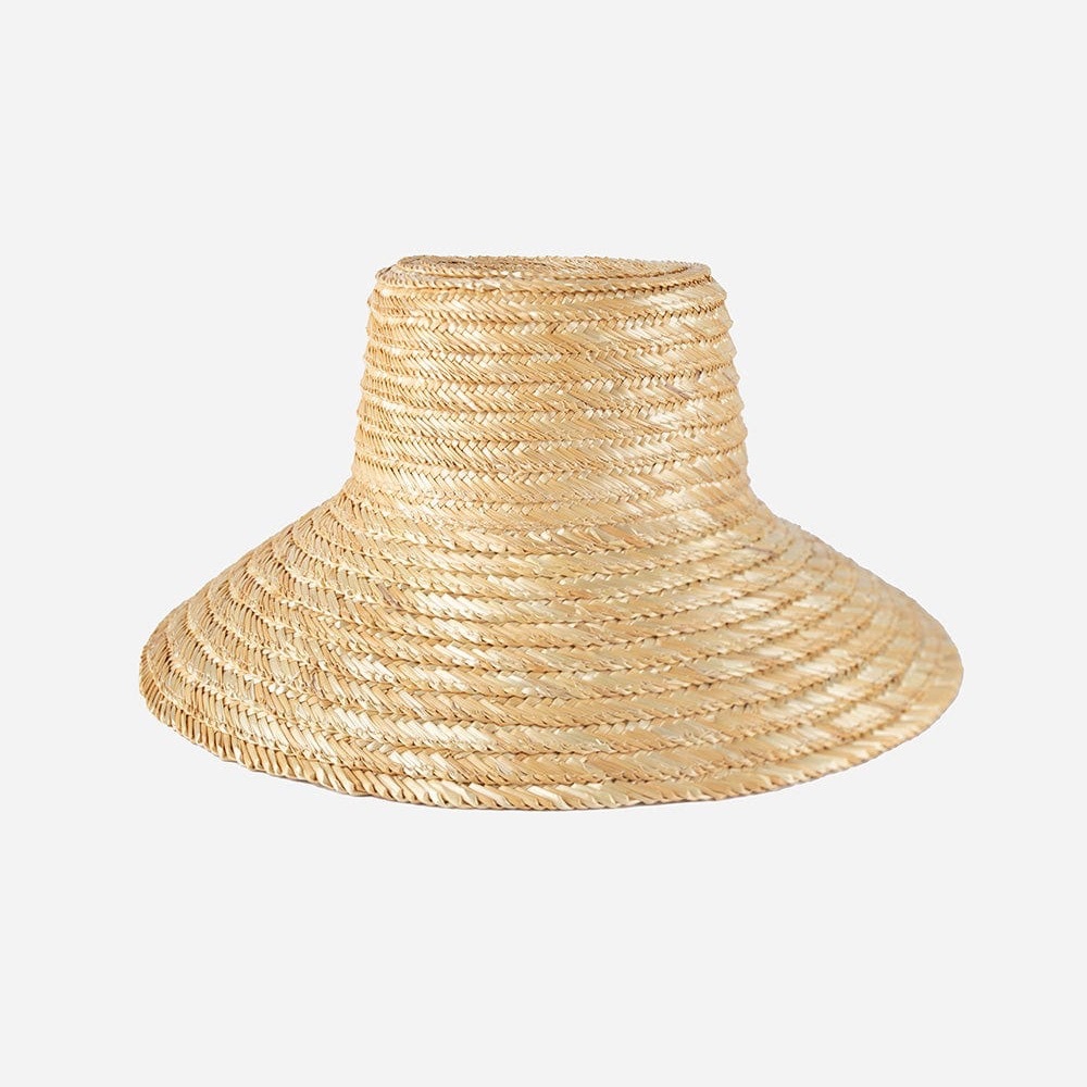 GIGI PIP Tan Wide-Brimmed Straw Hat